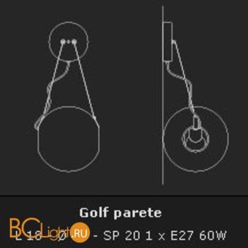 Бра Voltolina Applique Golf 20 - Схема