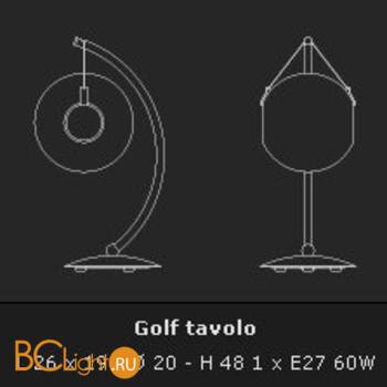Настольная лампа Voltolina Lumetto Golf - Схема