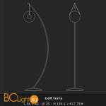Торшер Voltolina Piantana Golf 25 - Схема