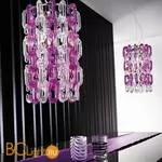 Подвесной светильник Voltolina I Do Sosp. I Do diam. 28 H45 CRISTALLO/COLORE