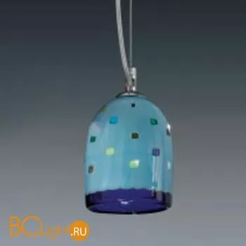 Подвесной светильник Voltolina JACARANDA Sosp. pendel acciaio MEG AZZURRO