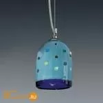 Подвесной светильник Voltolina JACARANDA Sosp. pendel acciaio MEG AZZURRO