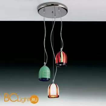 Подвесной светильник Voltolina JACARANDA Sosp. pendel acciaio TRIO