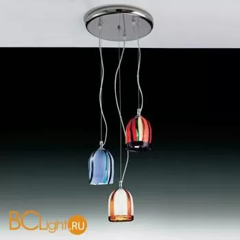 Подвесной светильник Voltolina JACARANDA Sosp. pendel acciaio TRIO multi