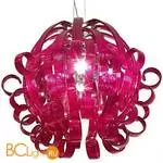 Подвесной светильник Voltolina Medusa 4L ROSSO cromo
