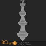 Подвесной светильник Voltolina Osaka Impero MULTI 85 Oro - Схема