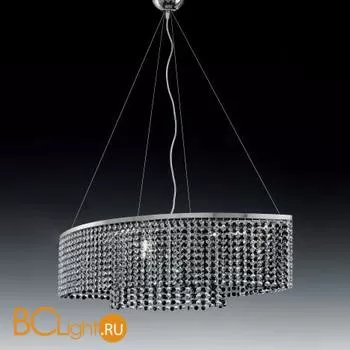 Подвесной светильник Voltolina Sospensione Rainbow ovale cristallo-nero