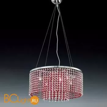 Подвесной светильник Voltolina Sospensione Rainbow rotonda cristallo-rosso