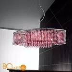 Подвесной светильник Voltolina Sospensione Rainbow ovale cristallo-rosso