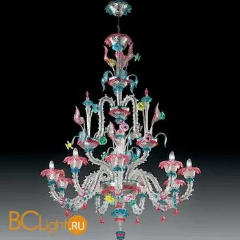 Люстра Voltolina Venice Rezzonico 9L POLICROMO