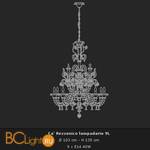 Люстра Voltolina Venice Rezzonico 9L POLICROMO - Схема