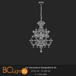 Люстра Voltolina Venice Rezzonico 6L ORO - Схема