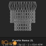 Бра Voltolina Applique Roma 2L Oro - Схема