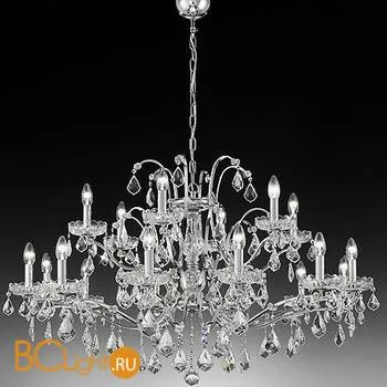 Люстра Voltolina Salisburgo 12+6L cromo