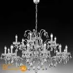 Люстра Voltolina Salisburgo 12+6L cromo