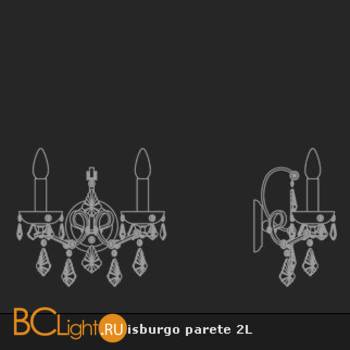 Бра Voltolina Applique Salisburgo 2L cromo - Схема