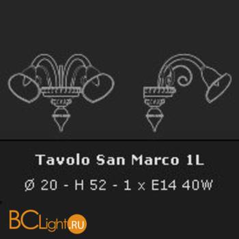 Бра Voltolina App. San Marco 2L Rosso - Схема