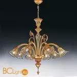 Люстра Voltolina San Marco 8L AMBRA NIKELATA