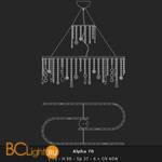 Люстра Voltolina Silk Alpha 70 Color - Схема