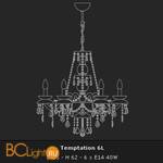 Люстра Voltolina Temptation 6L Oro - Схема