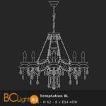 Люстра Voltolina Temptation 8L dor - Схема