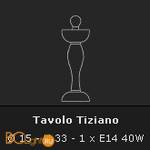 Настольная лампа Voltolina Tavolo Tiziano azzuro - Схема