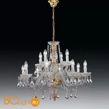 Люстра Voltolina Toledo 8+4L Oro