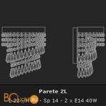 Бра Voltolina Applique Twister 2L Oro - Схема