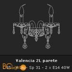 Бра Voltolina Valencia Applique Valencia 2L dor - Схема