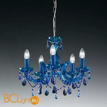 Люстра Voltolina Vienna 5L Cromo Blu - Фото 0
