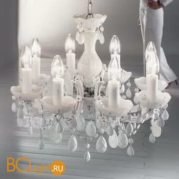 Люстра Voltolina Vienna 8L Cromo BIANCO