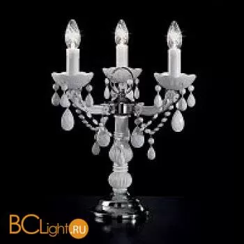 Настольная лампа Voltolina Lumetto Vienna 3L Cromo BIANCO