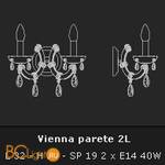 Бра Voltolina Applique Vienna 2L Cromo Nero - Схема