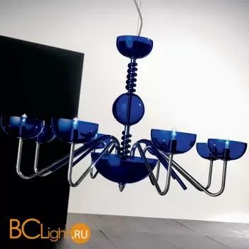 Люстра Voltolina ZODIACO Aquarius 8L blu