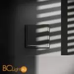 Выключатель встраиваемый VOLTUM S70 одноклавишный с подсветкой 10А, (титан) VLS010206 - Фото 3