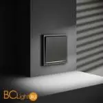 Выключатель встраиваемый VOLTUM S70 одноклавишный с подсветкой 10А, (титан) VLS010206 - Фото 4