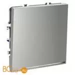 Выключатель встраиваемый VOLTUM S70 одноклавишный с подсветкой 10А, (сталь) VLS010205 - Фото 1