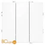 Выключатель встраиваемый VOLTUM S70 трехклавишный 10А, (белый матовый) VLS030102