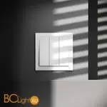 Выключатель встраиваемый VOLTUM S70 трехклавишный 10А, (белый матовый) VLS030102 - Фото 0