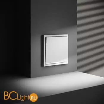 Выключатель встраиваемый VOLTUM S70 одноклавишный с подсветкой 10А, (белый матовый) VLS010202 - Фото 2