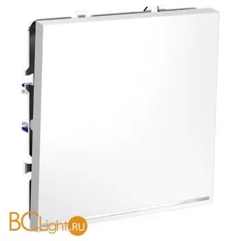 Выключатель встраиваемый VOLTUM S70 одноклавишный с подсветкой 10А, (белый матовый) VLS010202 - Фото 3