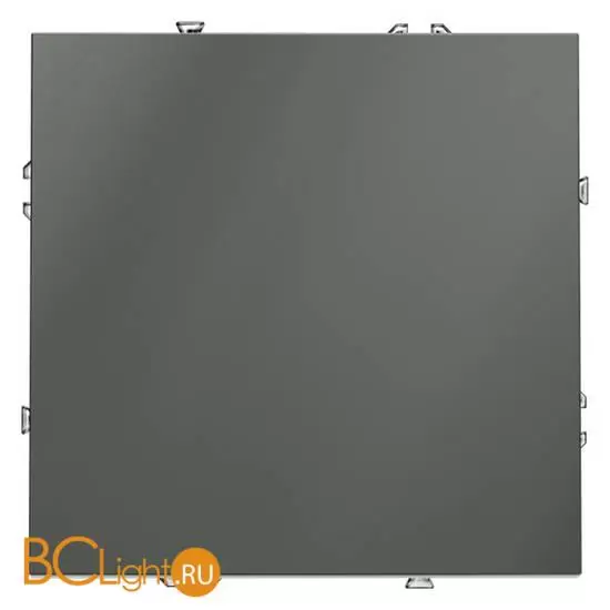 Выключатель встраиваемый VOLTUM S70 одноклавишный 10А, (титан) VLS010106