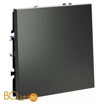 Выключатель встраиваемый VOLTUM S70 одноклавишный 10А, (титан) VLS010106 - Фото 1