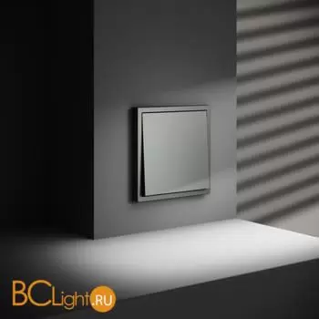 Выключатель встраиваемый VOLTUM S70 одноклавишный 10А, (титан) VLS010106 - Фото 4