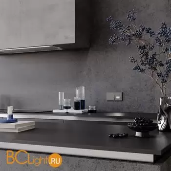 Выключатель встраиваемый VOLTUM S70 одноклавишный 10А, (титан) VLS010106 - Фото 5