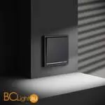 Выключатель встраиваемый VOLTUM S70 одноклавишный с подсветкой 10А, (графит) VLS010207 - Фото 4