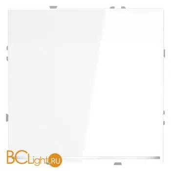 Выключатель встраиваемый VOLTUM S70 одноклавишный с подсветкой 10А, (белый глянцевый) VLS010201