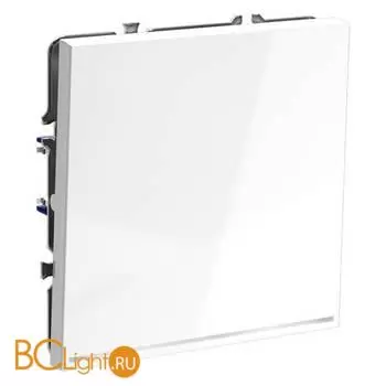 Выключатель встраиваемый VOLTUM S70 одноклавишный с подсветкой 10А, (белый глянцевый) VLS010201 - Фото 2