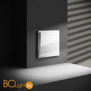 Выключатель встраиваемый VOLTUM S70 одноклавишный с подсветкой 10А, (белый глянцевый) VLS010201 - Фото 4