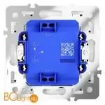 Выключатель встраиваемый VOLTUM S70 одноклавишный с подсветкой 10А, (белый глянцевый) VLS010201 - Фото 3